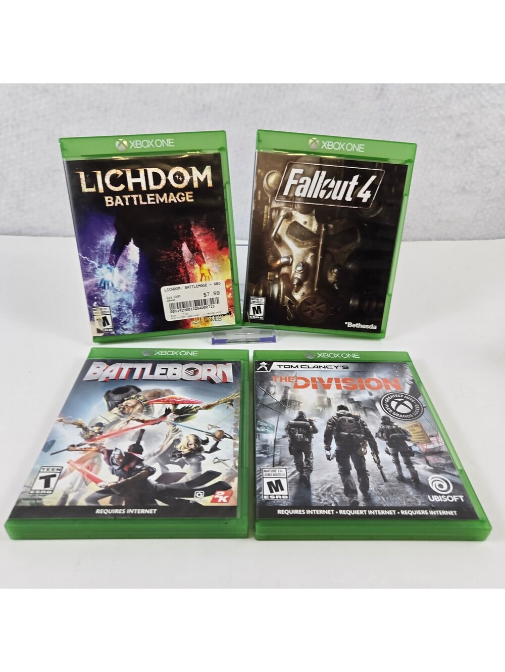 Bethesda Xbox One Game Bundle Fallout 4 Lichdom Battlemage Battleborn The Divs